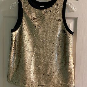 Gap sequin sleeveless top